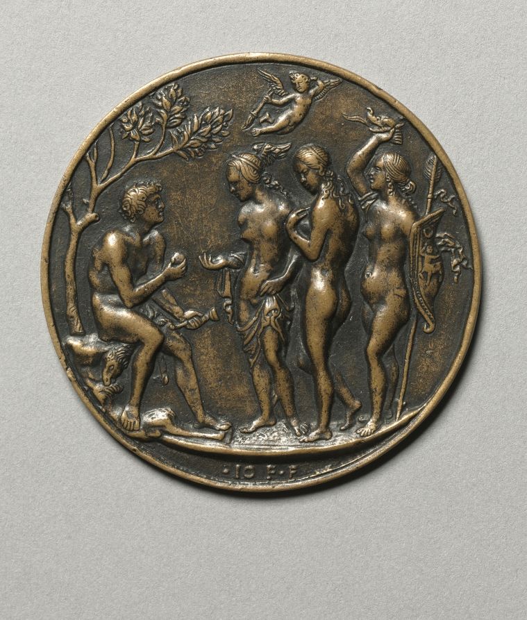 Judgment of Paris. Italy, Padua, early 16th century, c. 1505, bronze