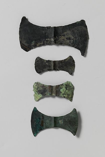 Bronze double-ax head. Minoan, ca. 1700–1450 BCE, Bronze